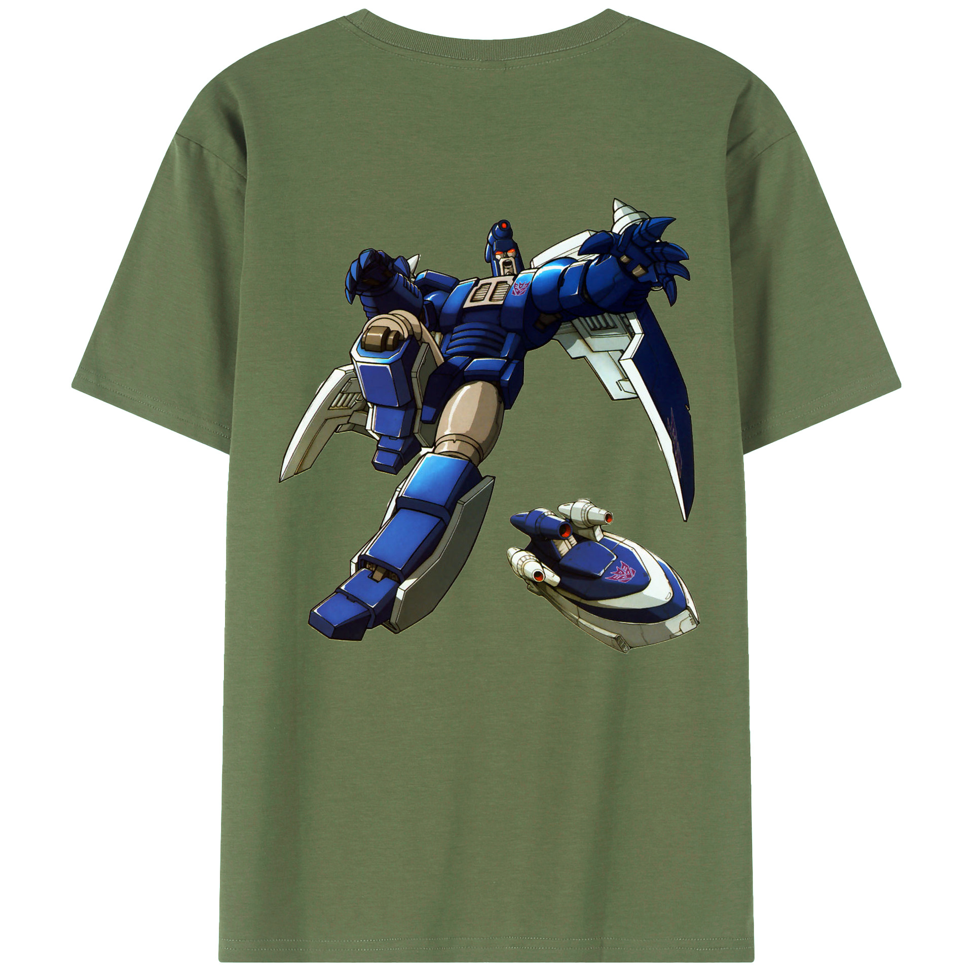 （画像用）  綿100％ メンズ半袖Tシャツ（バックプリント） 通気性